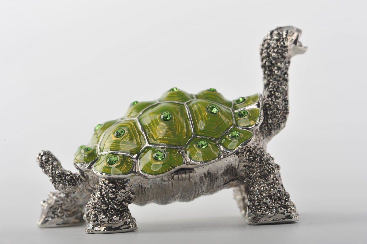 Keren Kopal Silver & Green Turtle