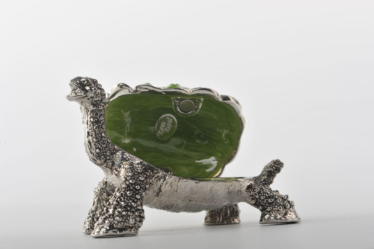 Keren Kopal Silver & Green Turtle