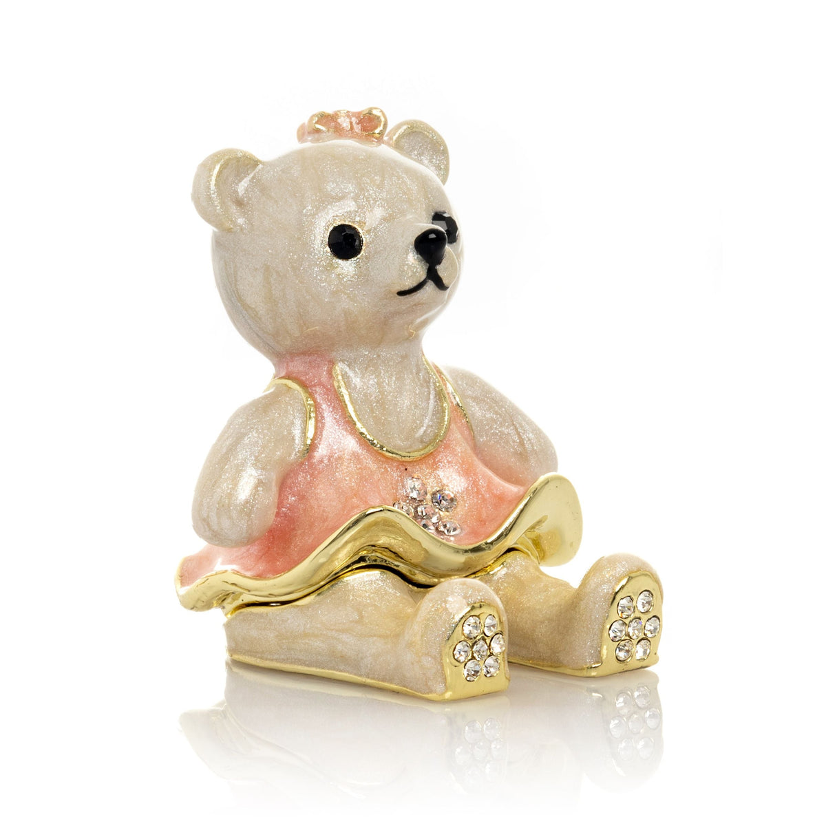 Keren Kopal Teddy Bear with Pink Dress