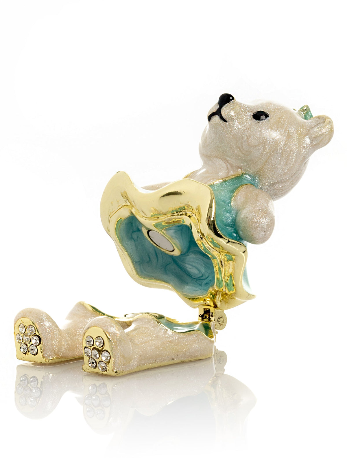 Keren Kopal Teddy Bear with Turquoise Dress