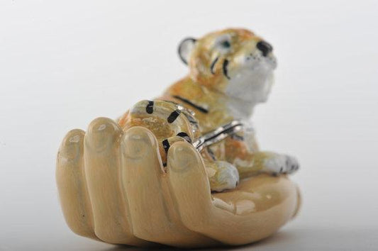 Keren Kopal Zodiac Tiger Laying on Hand