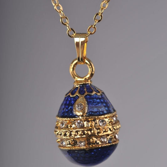Keren Kopal Blue Egg Pendant Necklace