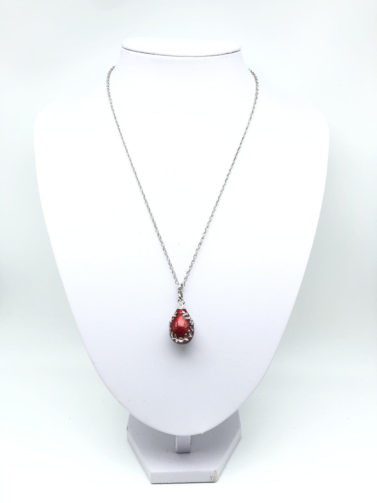 Keren Kopal Red Egg Pendant Necklace