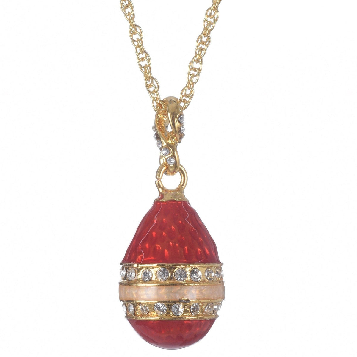 Keren Kopal Red Egg Pendant Necklace