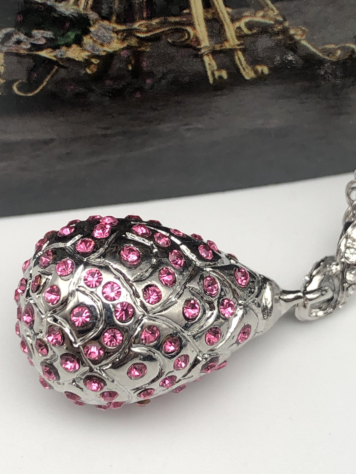 Keren Kopal Silver Egg Pendant Necklace