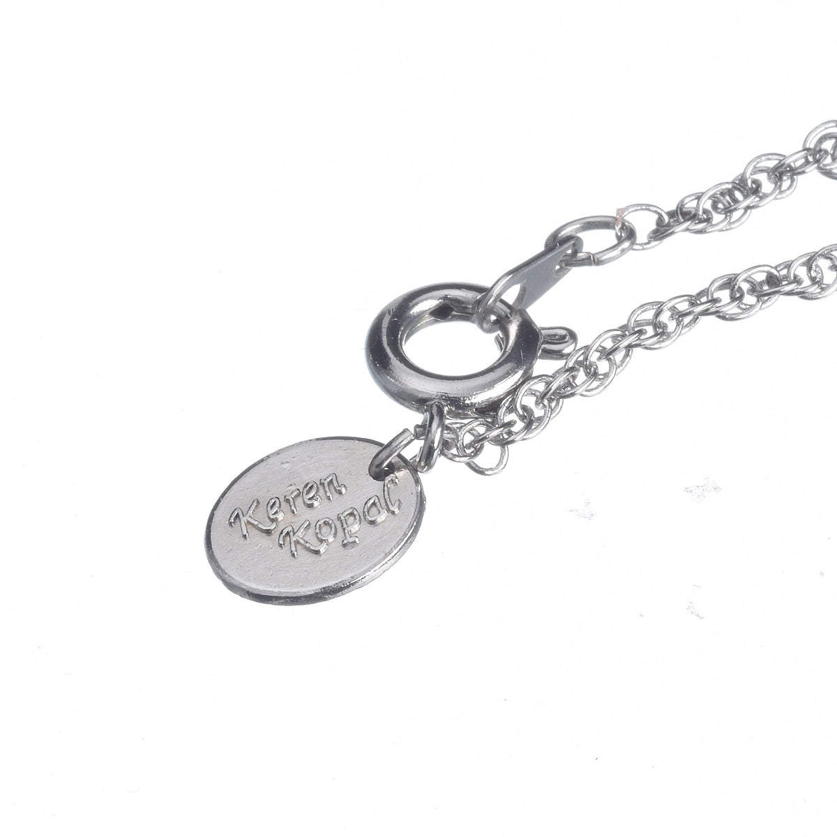Keren Kopal Silver Egg Pendant Necklace