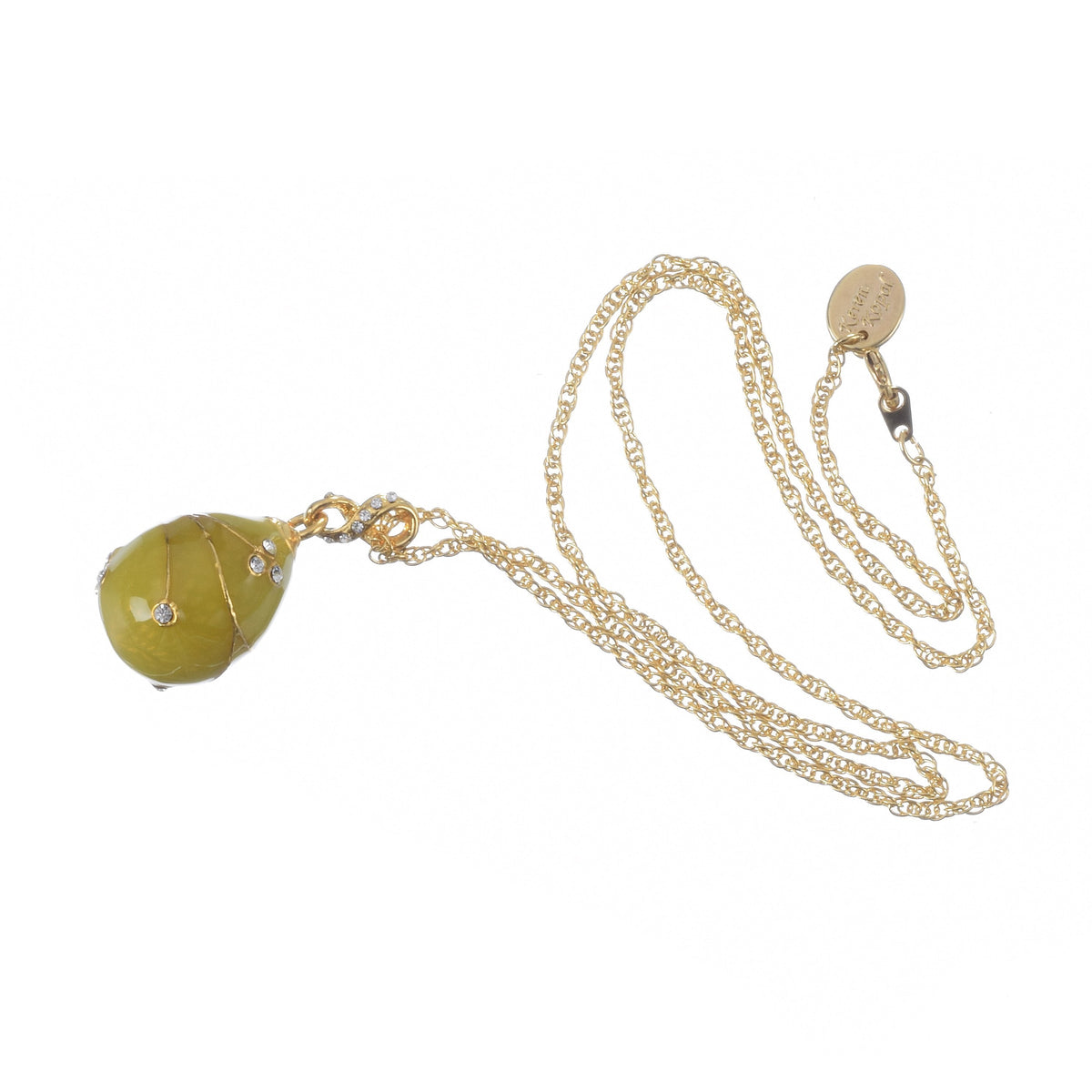 Keren Kopal Yellow Egg Pendant Gold Necklace