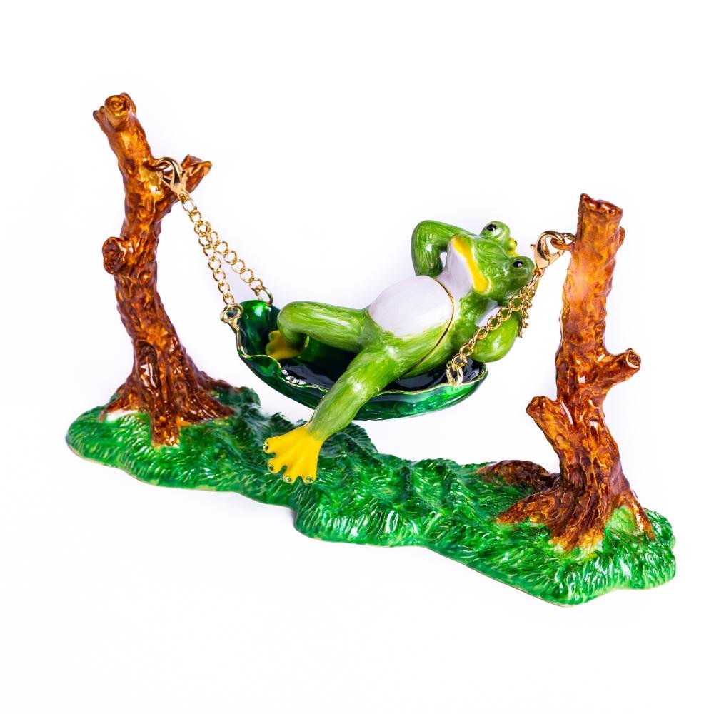 Keren Kopal Frog Relaxing on Hammock