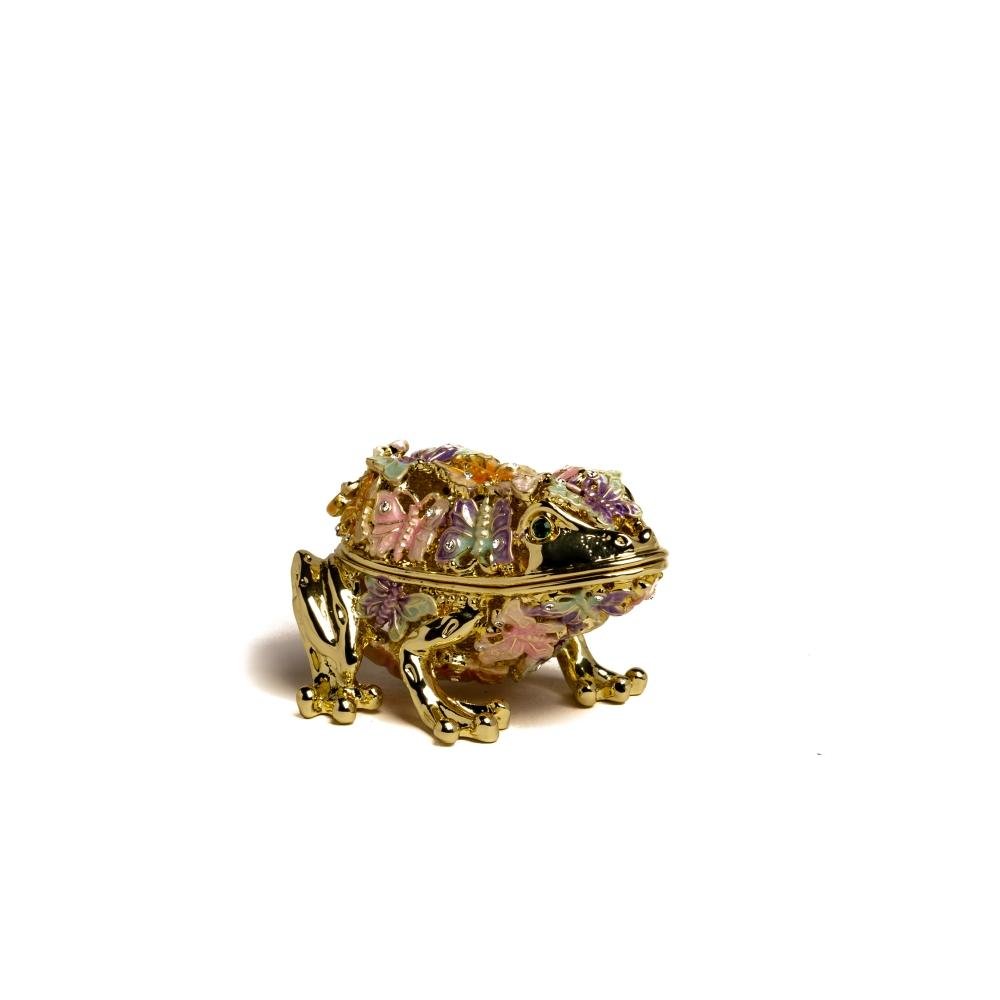 Keren Kopal Golden Frog Decorated with Butterflies