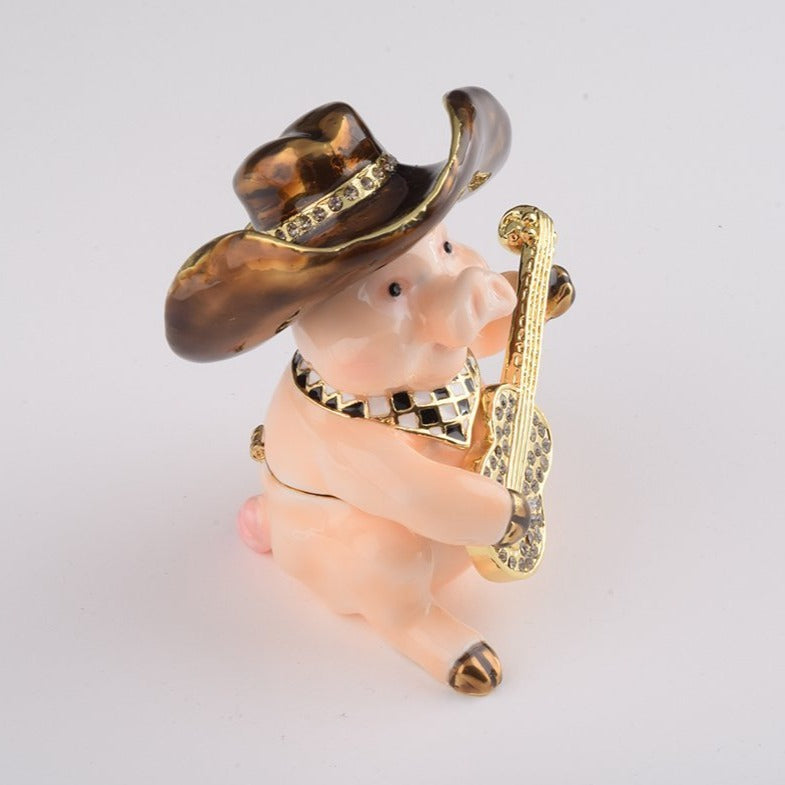 Keren Kopal Pig Playing Guitar