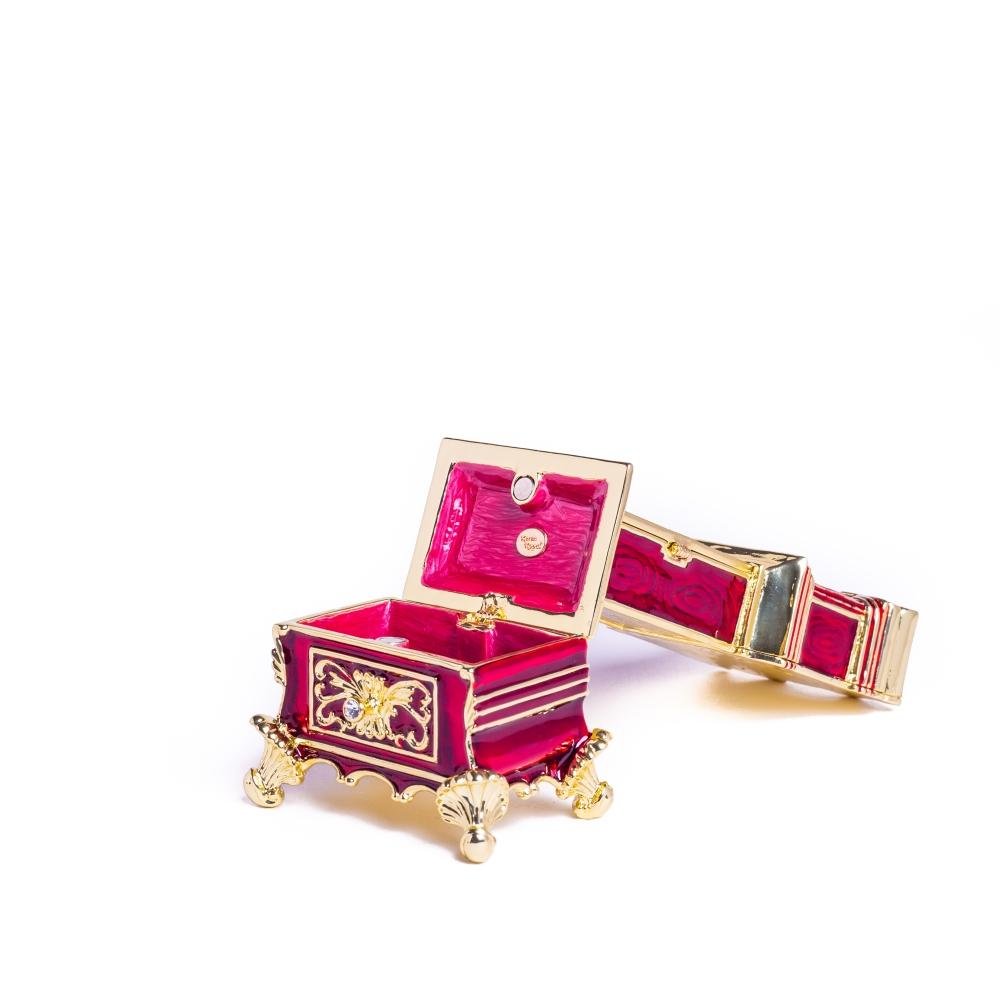 Keren Kopal Red Big Ben Clock Trinket Box