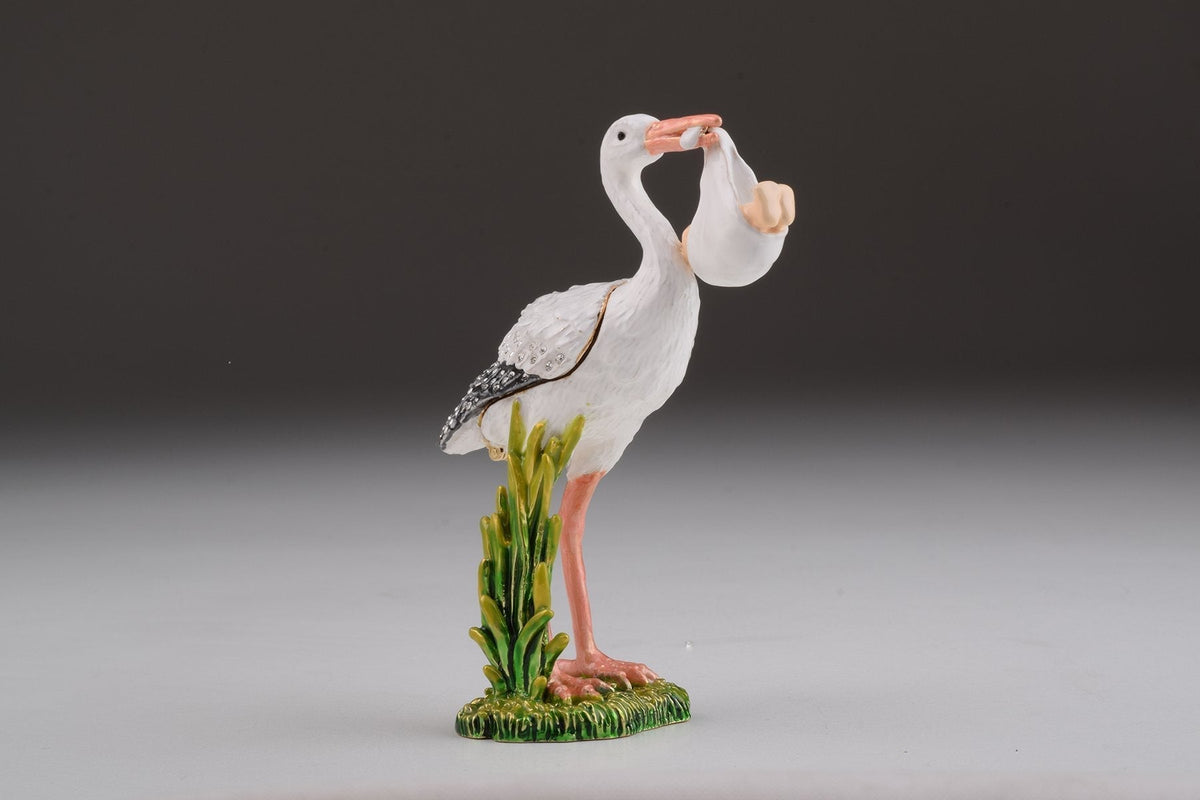 Keren Kopal White Stork Carring a Baby