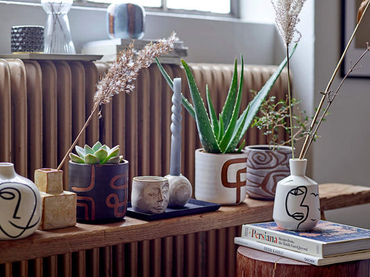 BLOOMINGVILLE | אדנית טרקוטה Abas - חום