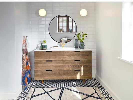 Bloomingville | מראה במסגרת מתכת שחור LARGE