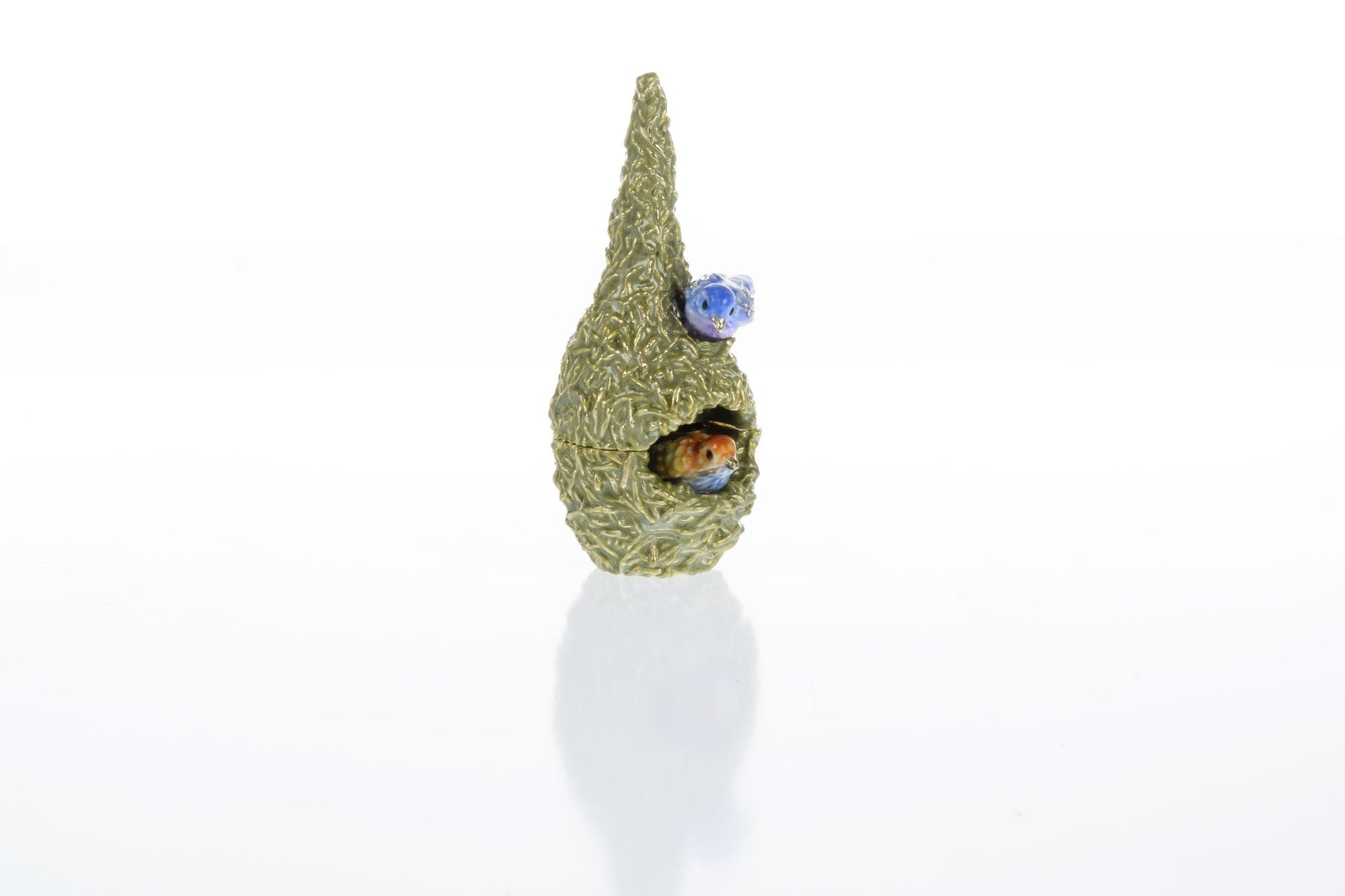 Keren Kopal Two love Birds in a nest Trinket Box