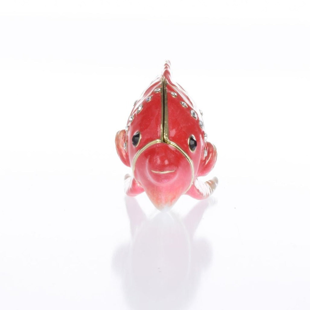 Keren Kopal Red Snapper Fish trinket box