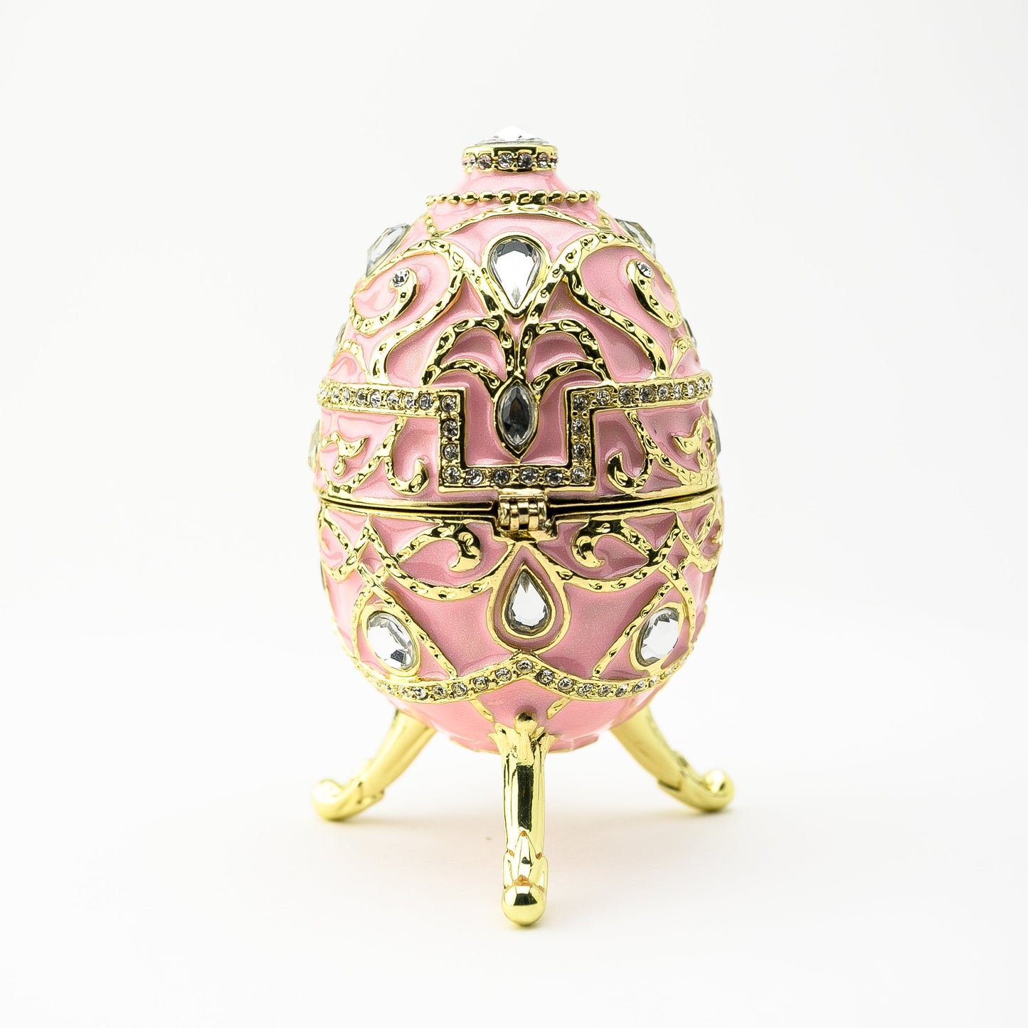 Keren Kopal Pink Music Playing Russian Egg