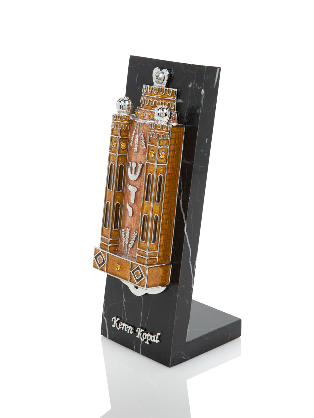 Brown Contemporary Holy Ark מזוזה