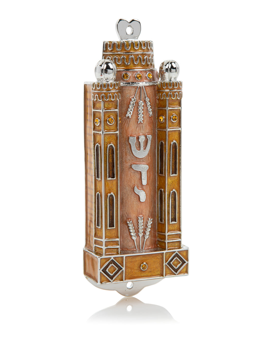 Brown Contemporary Holy Ark מזוזה