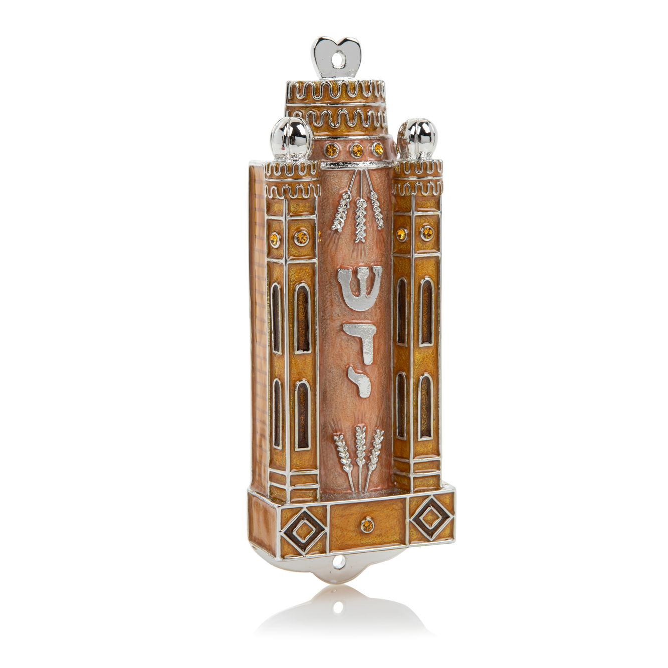 Brown Contemporary Holy Ark מזוזה