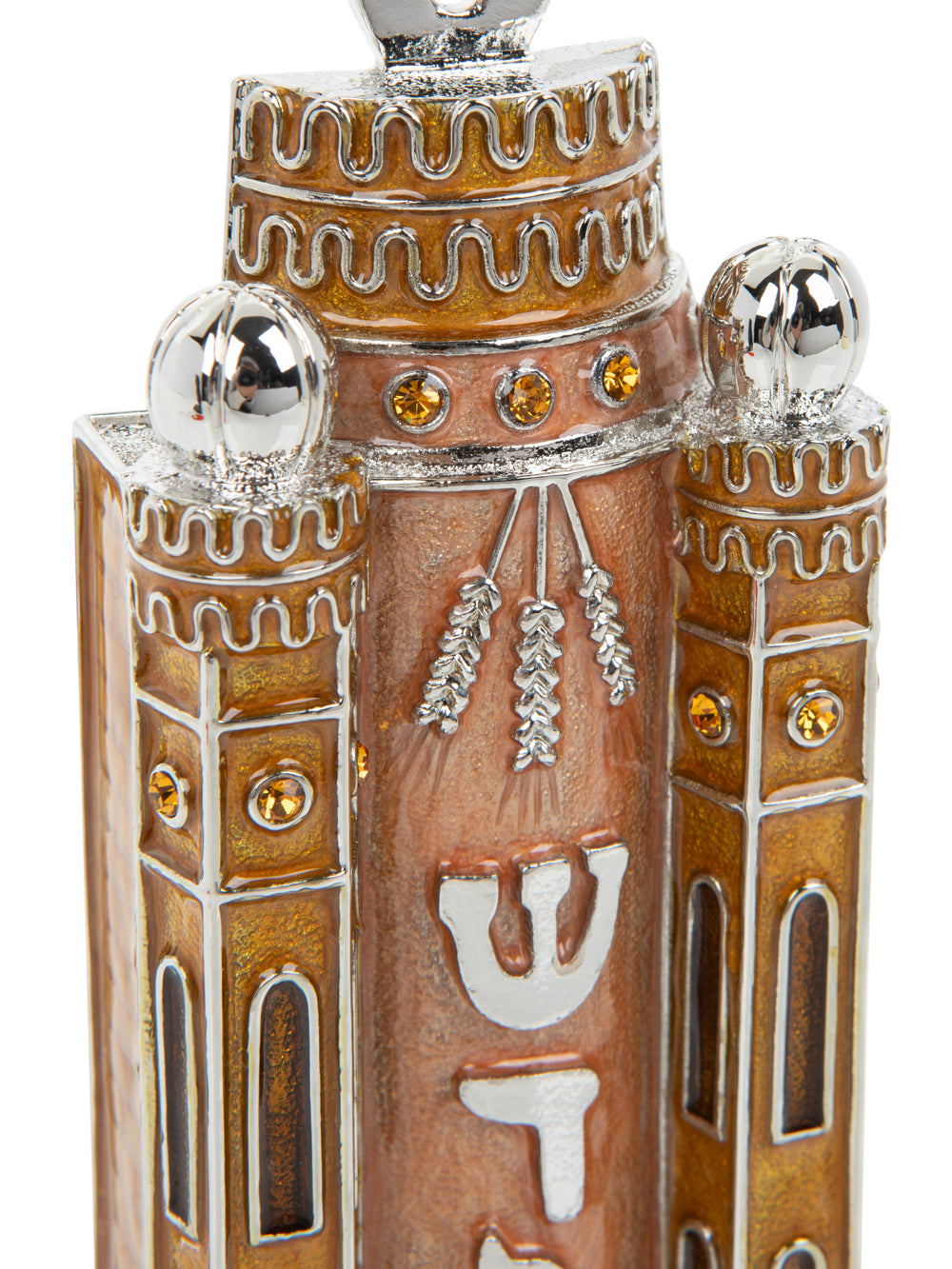 Brown Contemporary Holy Ark מזוזה