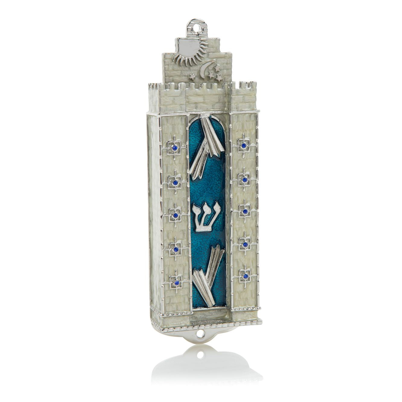 Western Wall style Decorated מזוזה