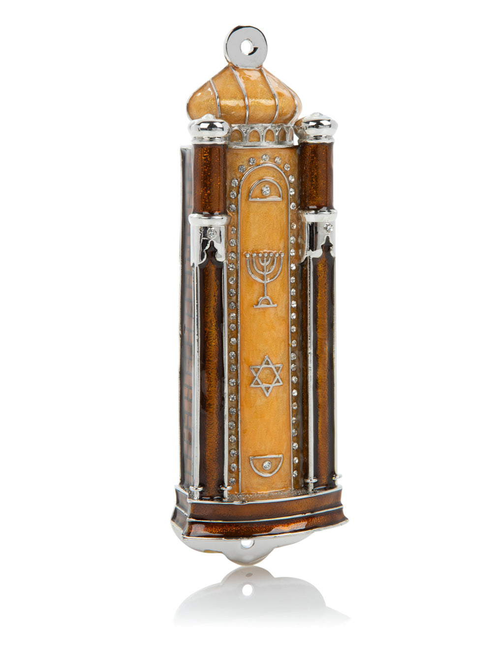 Brown Modern Holy Ark מזוזה