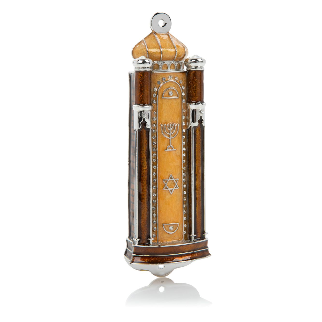 Brown Modern Holy Ark מזוזה