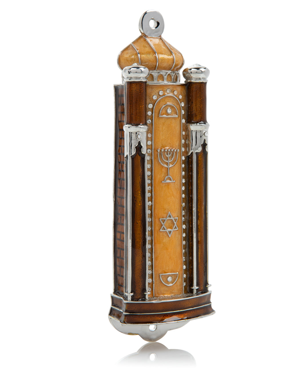 Brown Modern Holy Ark מזוזה