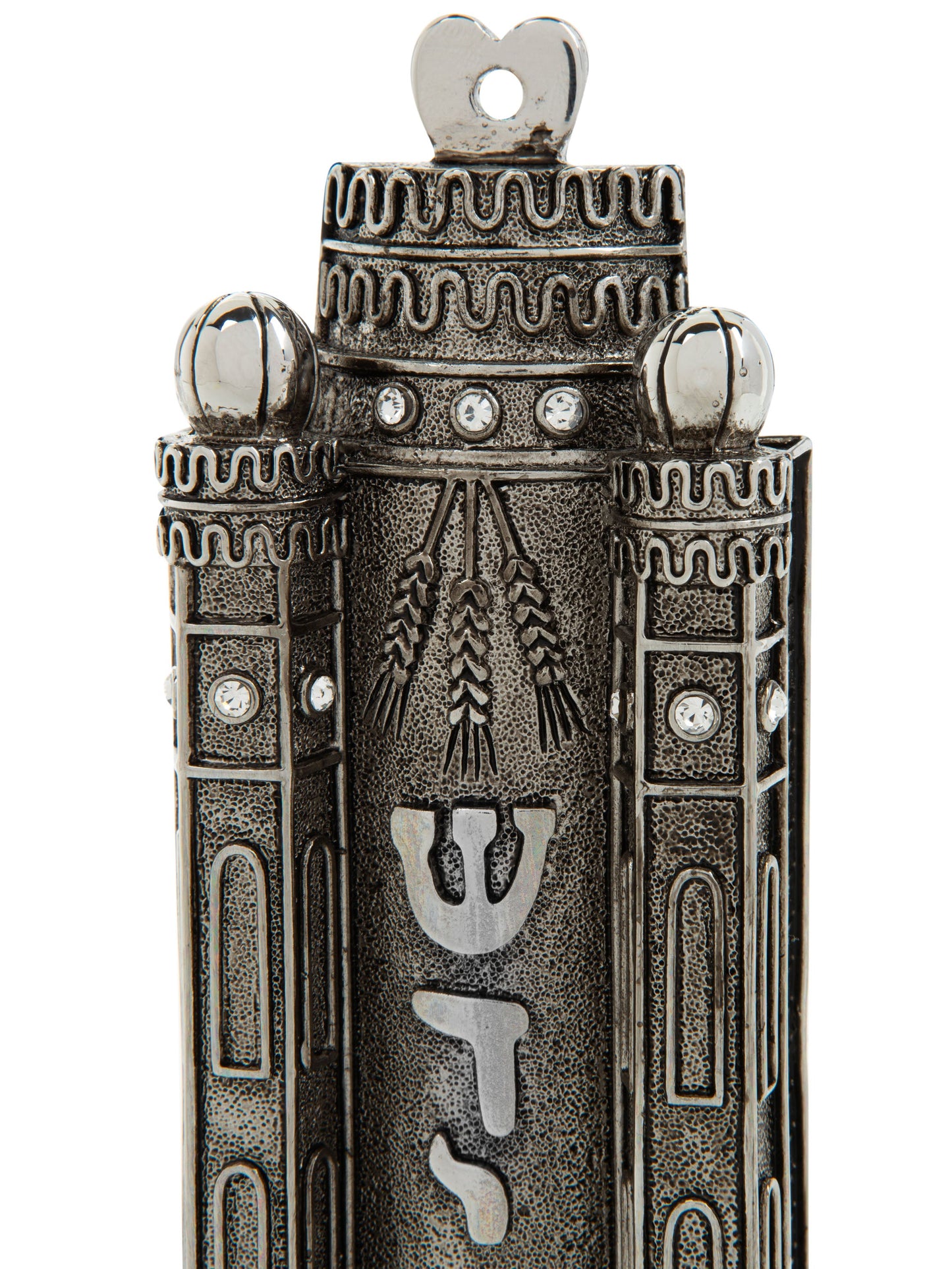 Silver Contemporary Holy Ark מזוזה