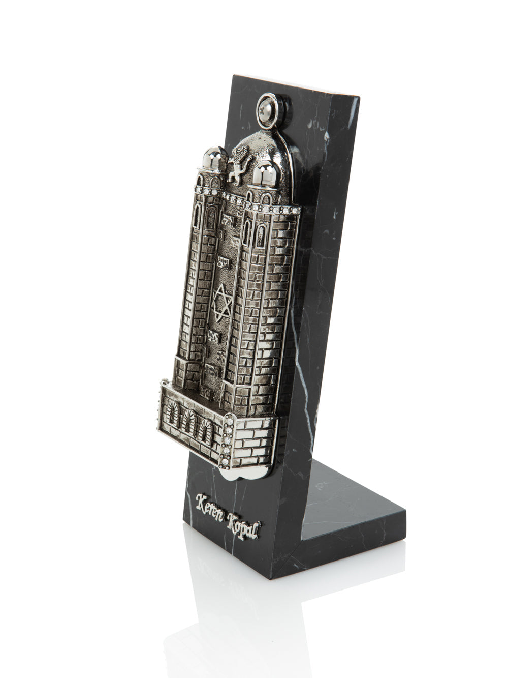 Silver Western Wall style מזוזה