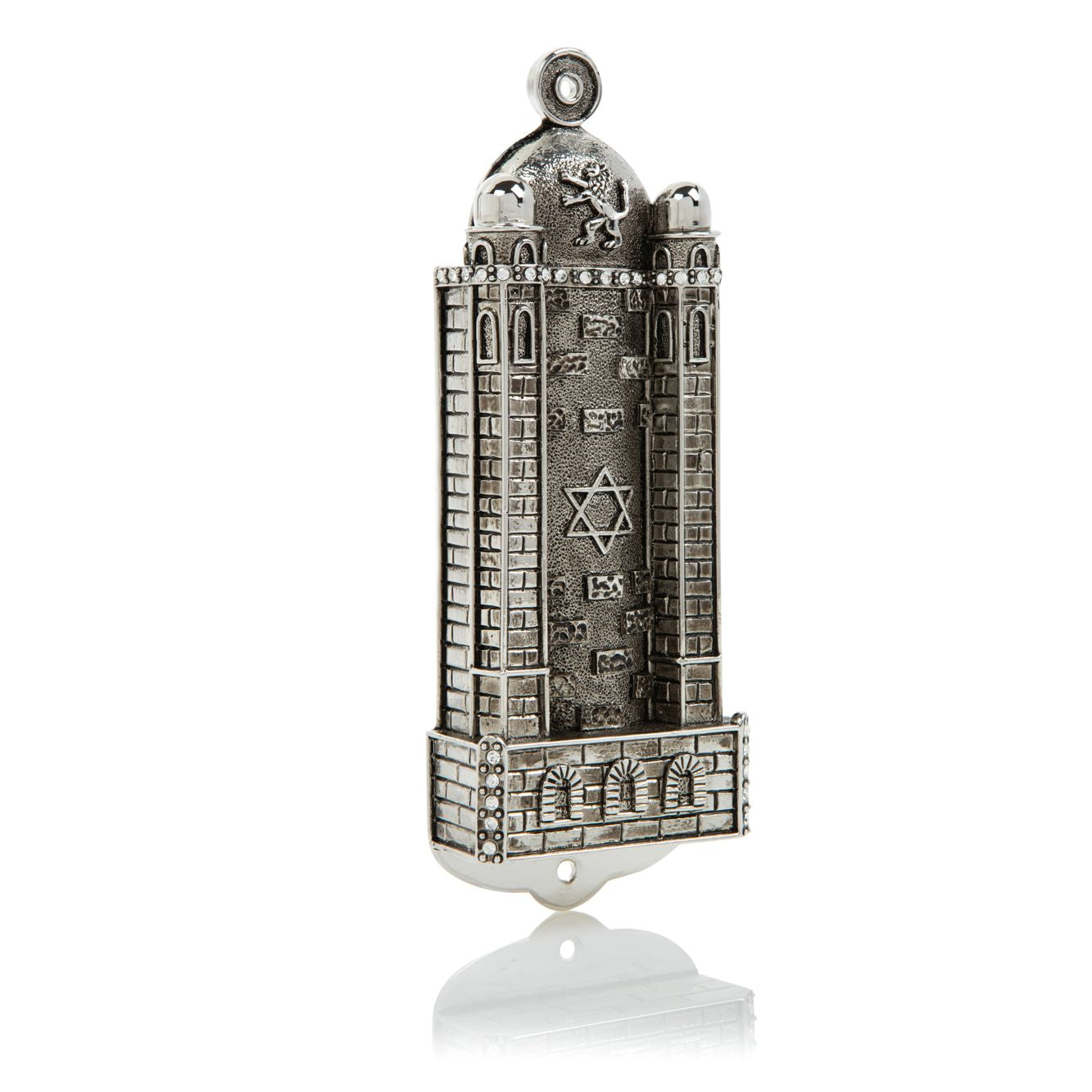 Silver Western Wall style מזוזה