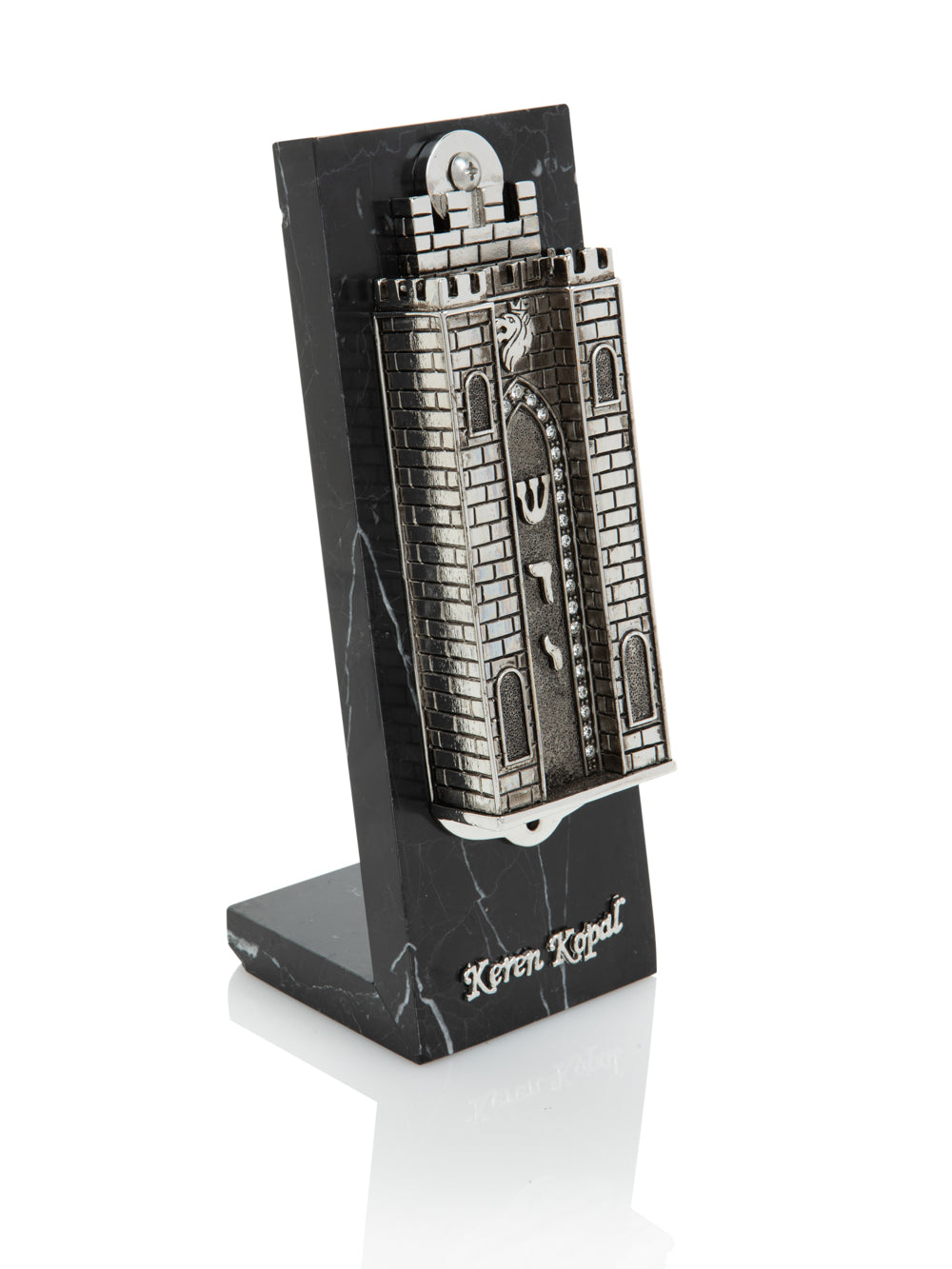 Silver Holy Ark style מזוזה