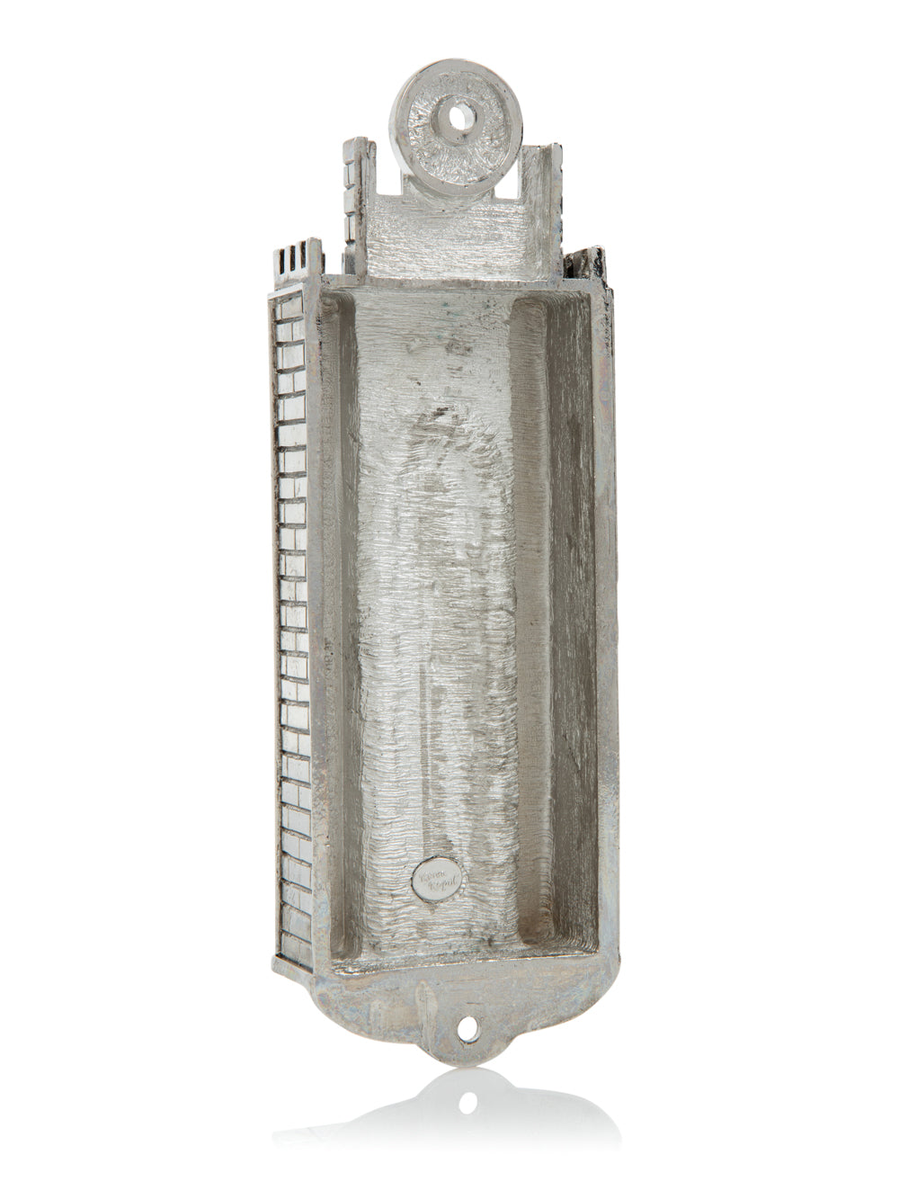 Silver Holy Ark style מזוזה
