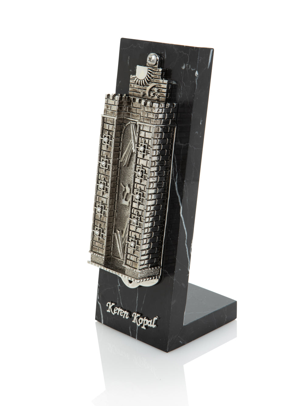 Silver Western Wall style Decorated מזוזה