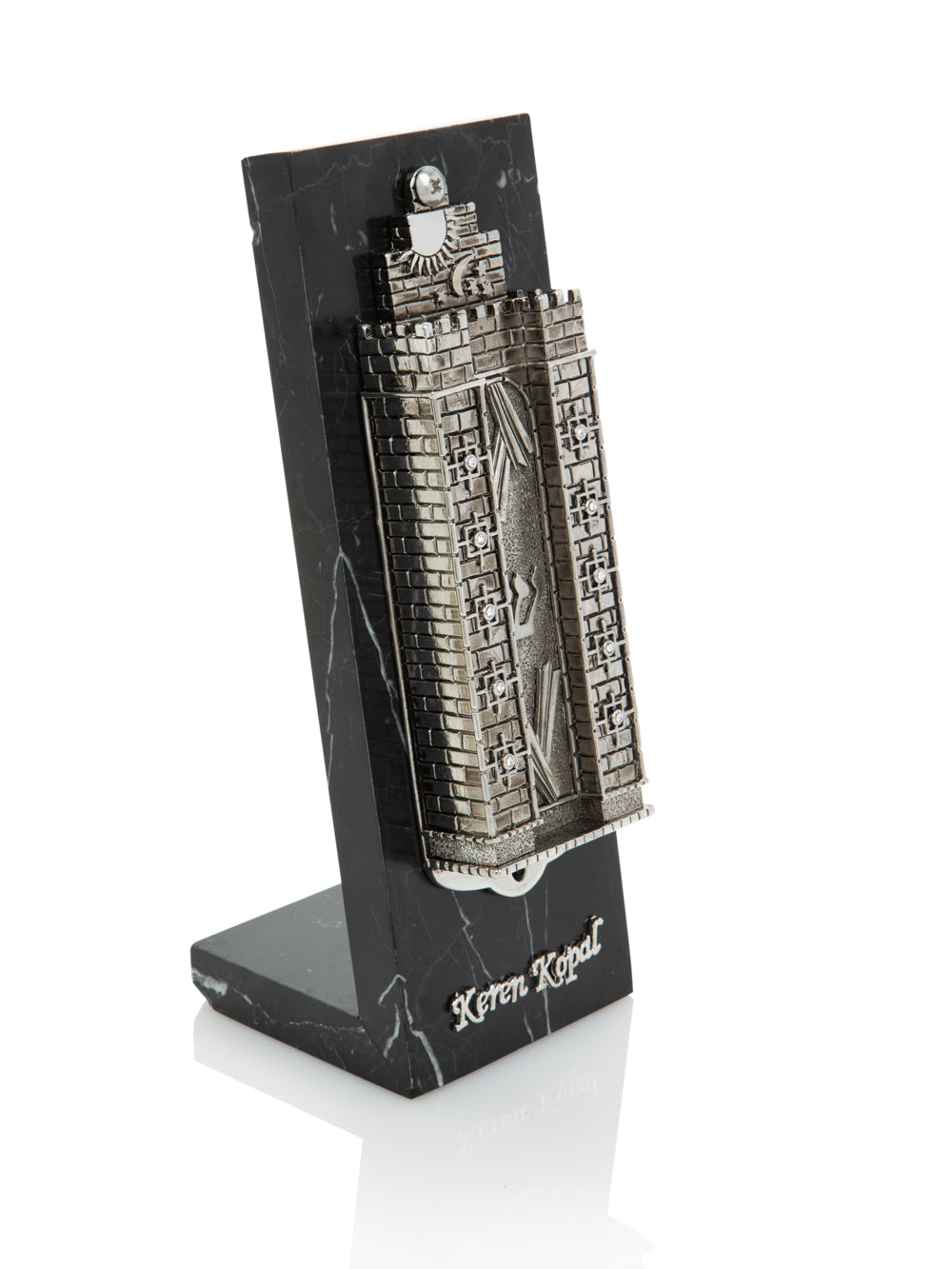 Silver Western Wall style Decorated מזוזה