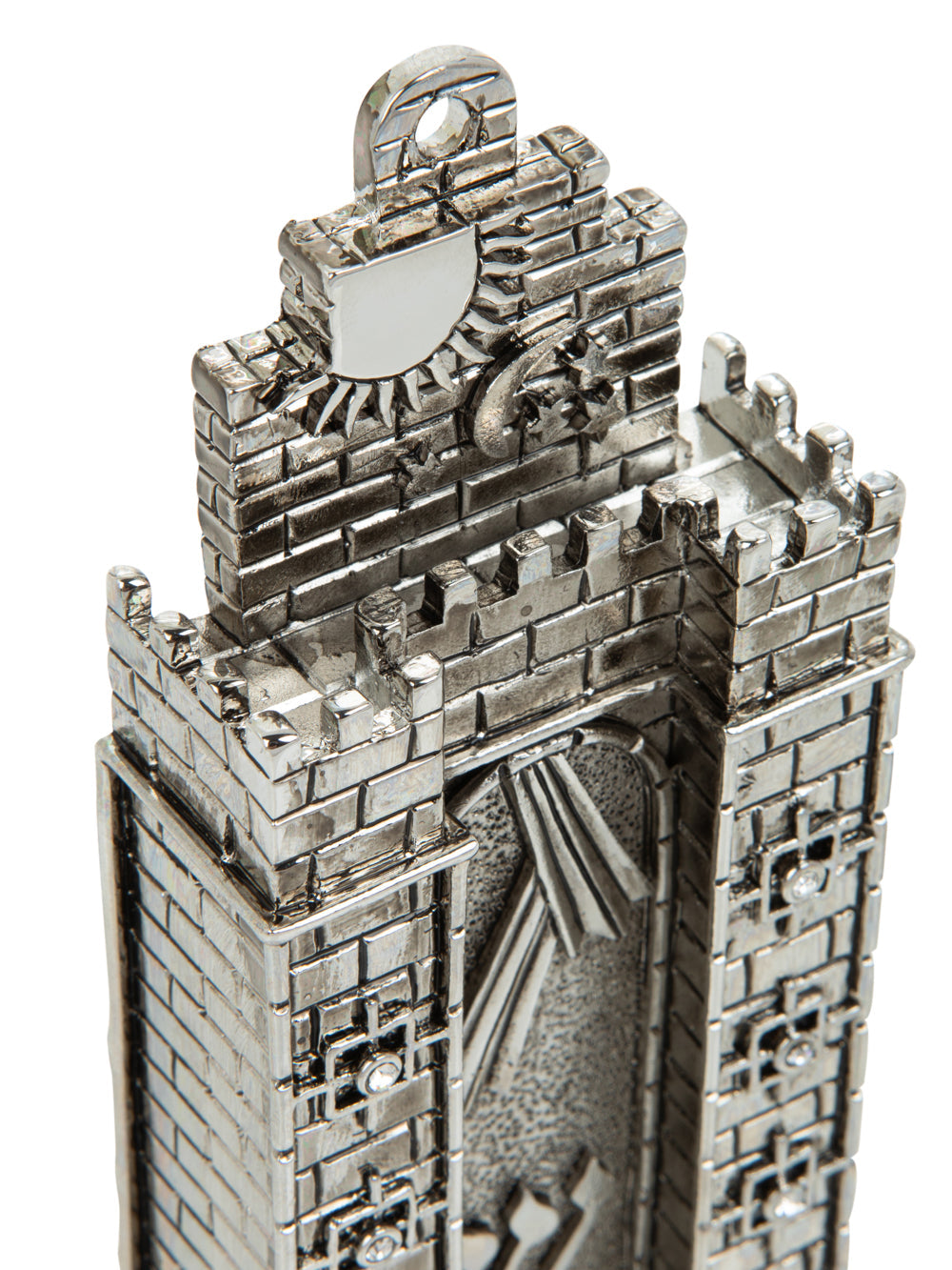Silver Western Wall style Decorated מזוזה