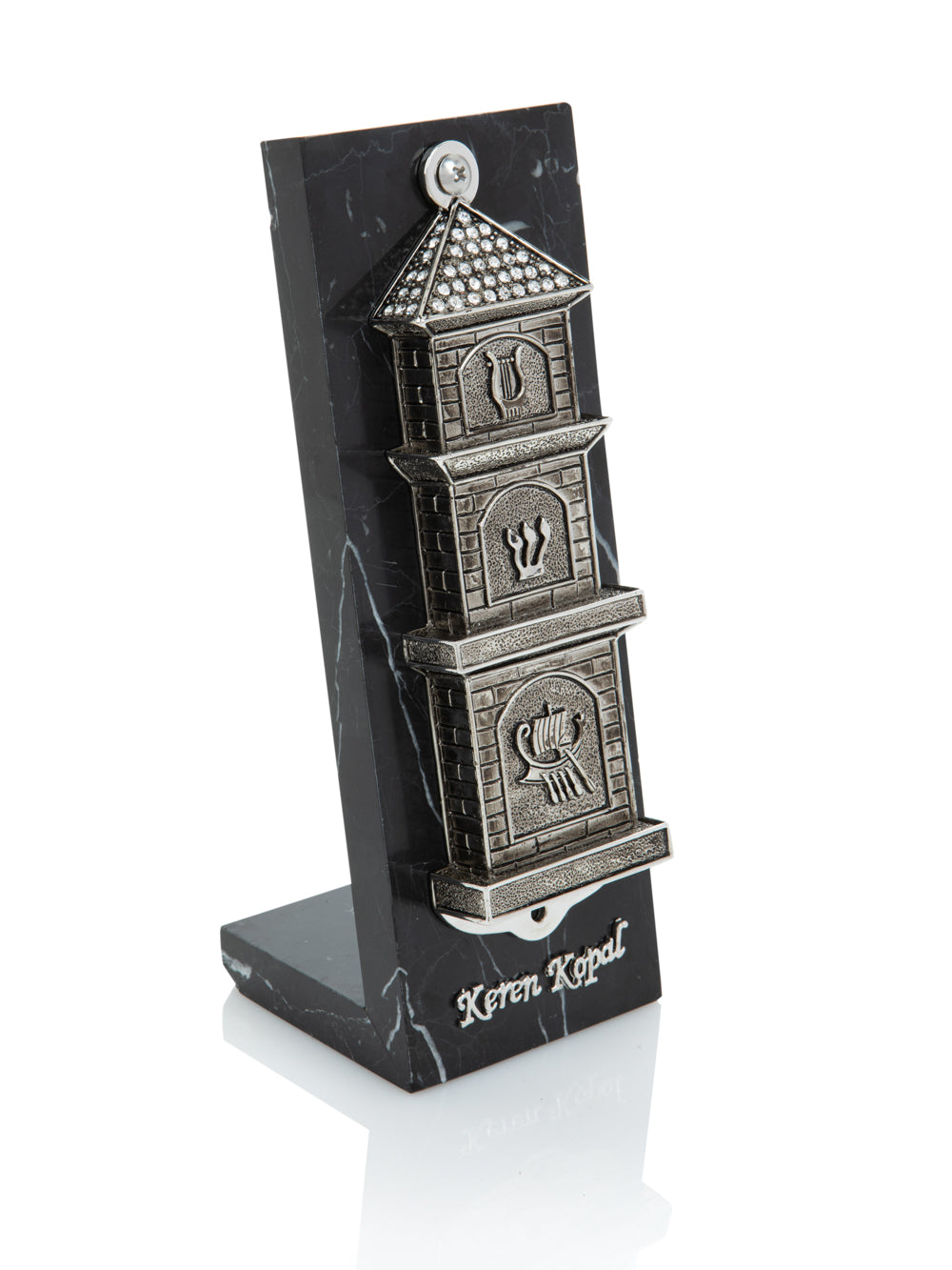 Silver Contemporary Synagogue style מזוזה