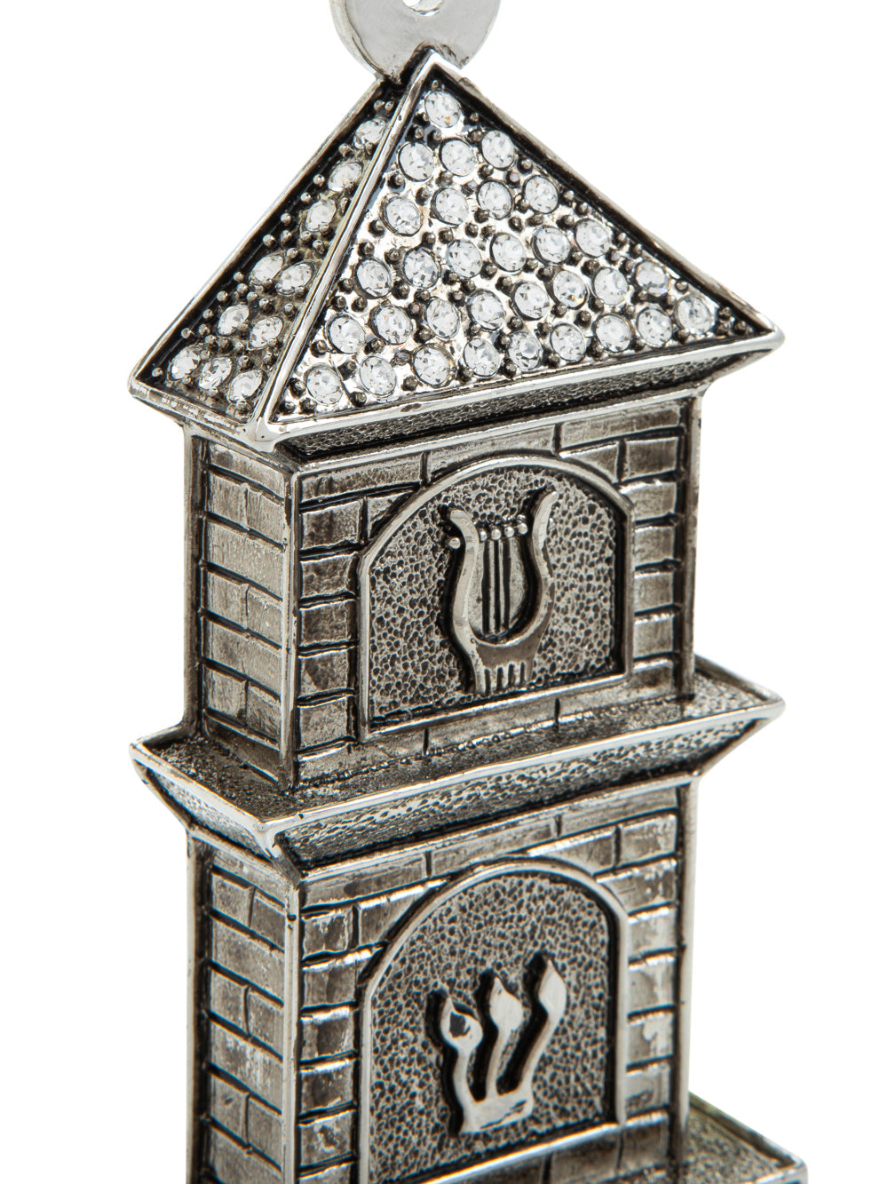 Silver Contemporary Synagogue style מזוזה