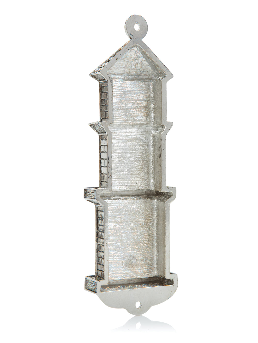 Silver Contemporary Synagogue style מזוזה