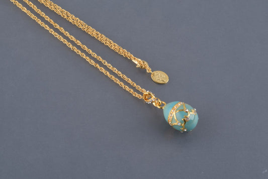 Keren Kopal Turquoise Egg Pendant Necklace