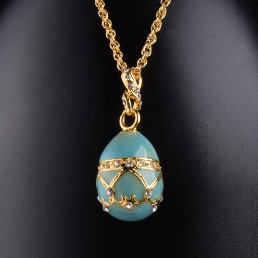 Keren Kopal Turquoise Egg Pendant Necklace