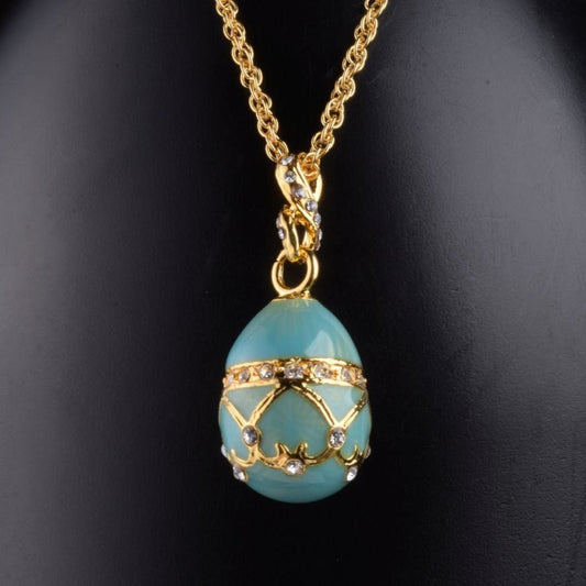 Keren Kopal Turquoise Egg Pendant Necklace
