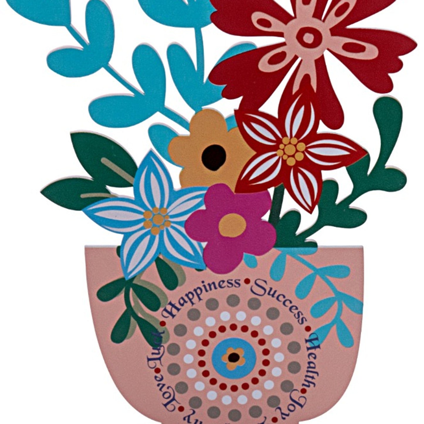 כד פרחים ברכות אנגלית - תמונה 2