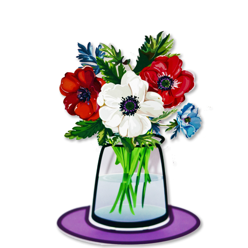 זר כלניות - תמונה 1