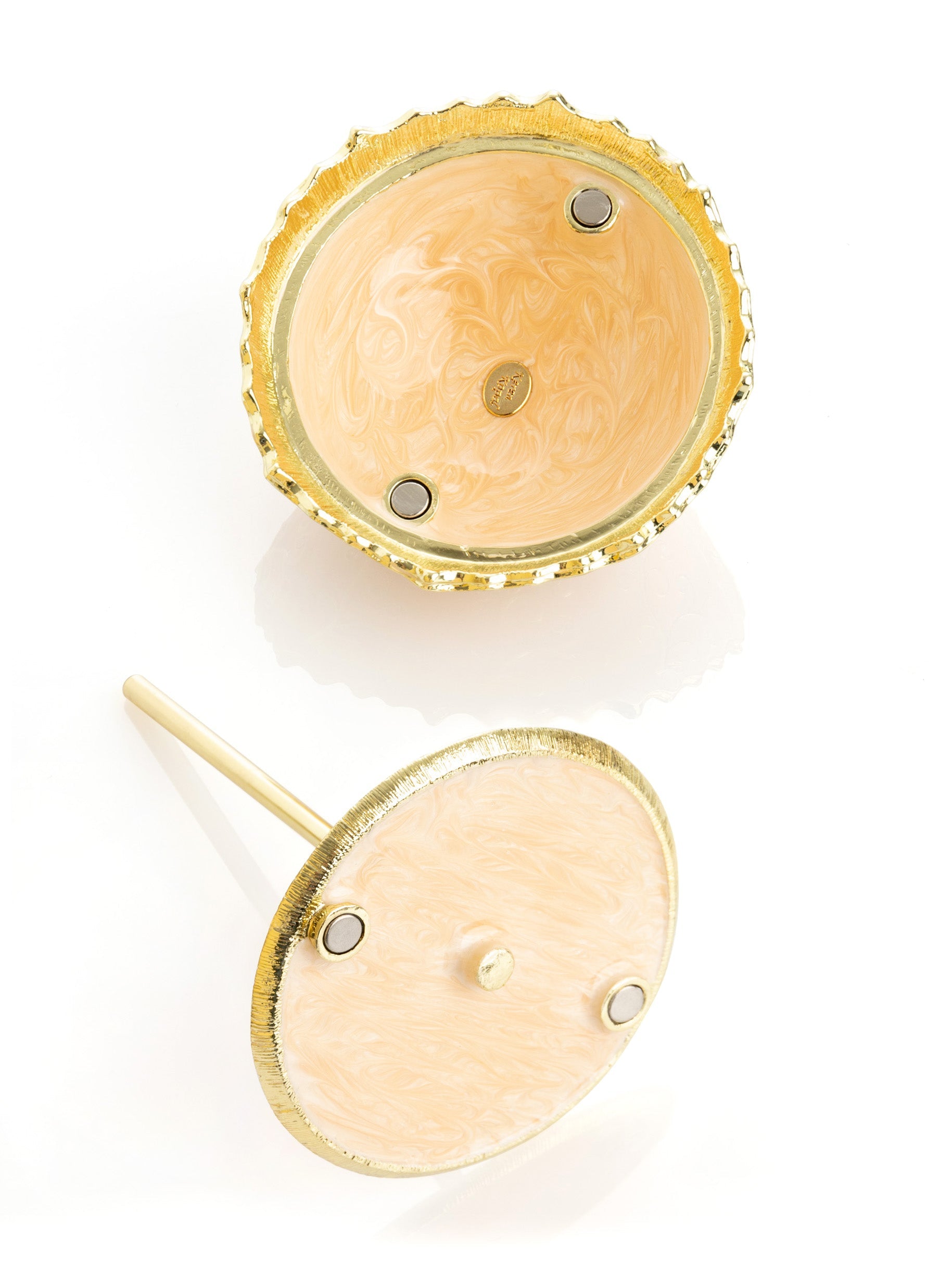 Keren Kopal Pink Umbrella Trinket Box Handmade with Swarovski Crystals