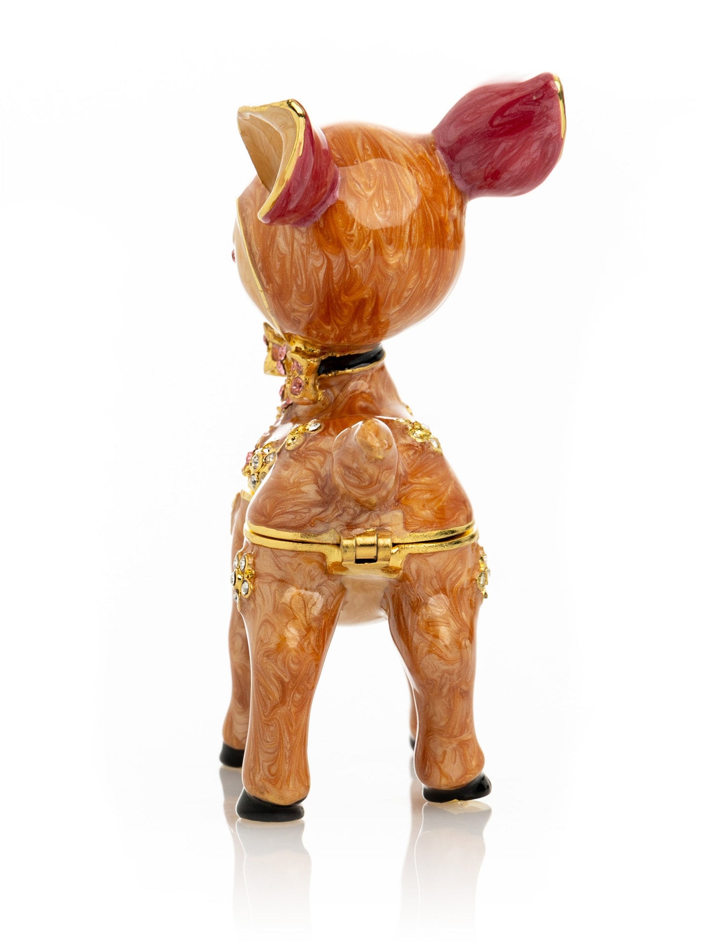 Keren Kopal Brown Fawn Trinket Box