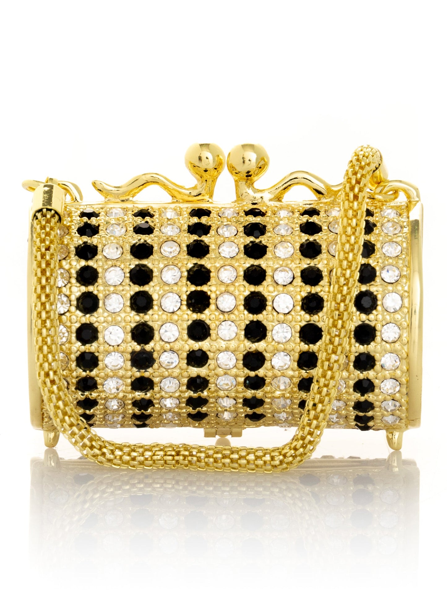 Keren Kopal Bright Golden Black Handbag