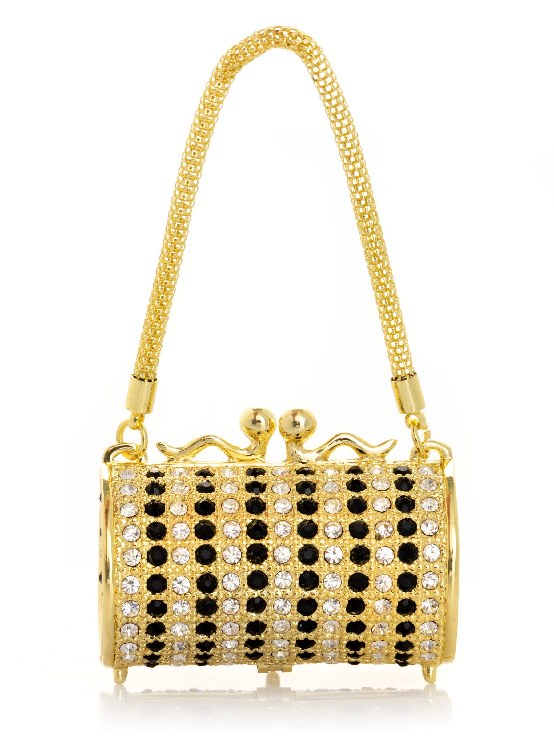 Keren Kopal Bright Golden Black Handbag