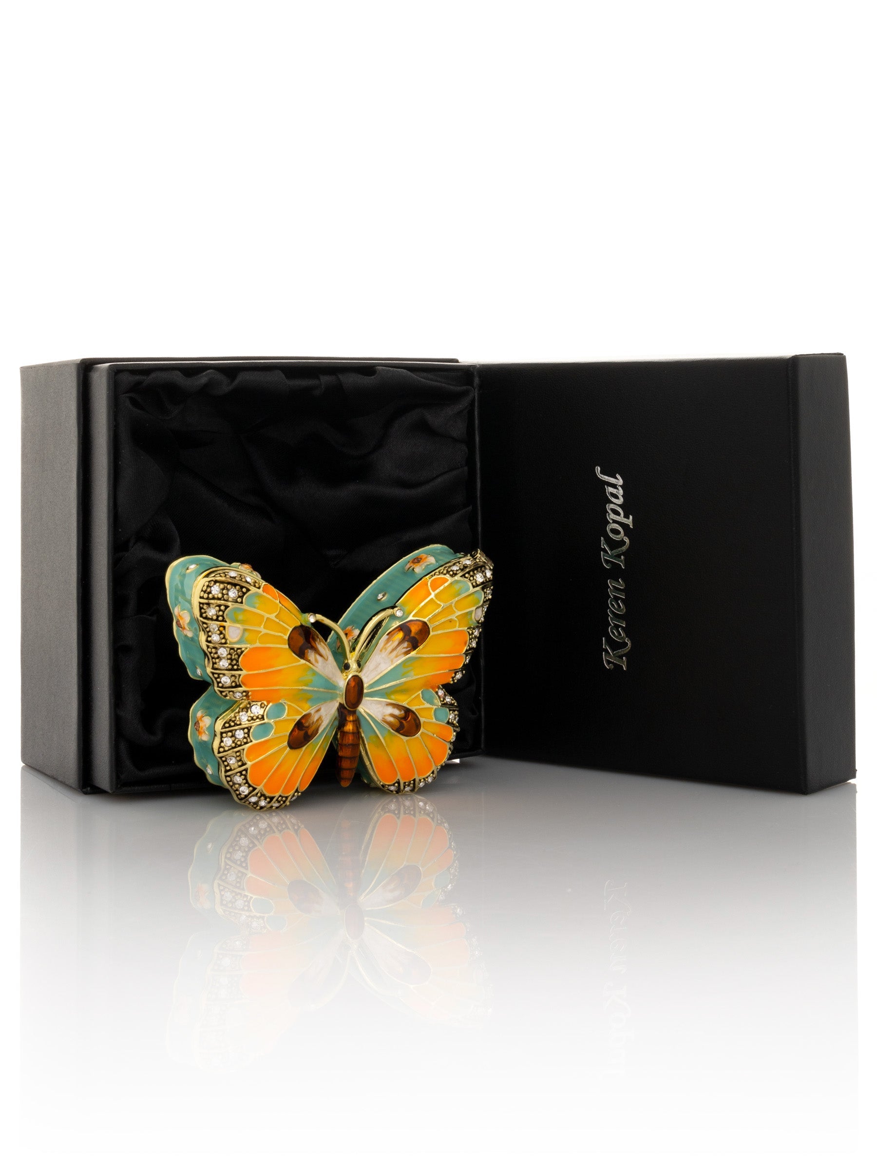 Keren Kopal Butterfly Trinket Box